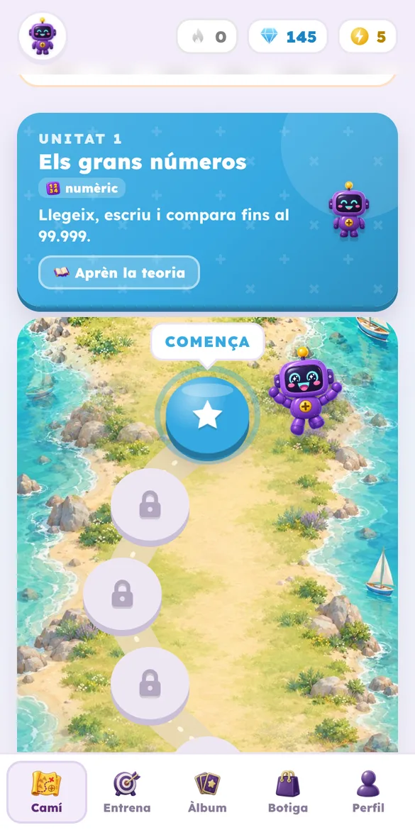 El camí de lliçons de Numi Mates